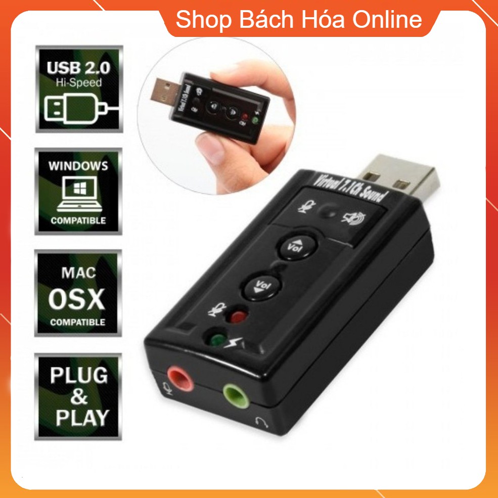 USB RA SOUND 7.1 ÂM THANH 3D
