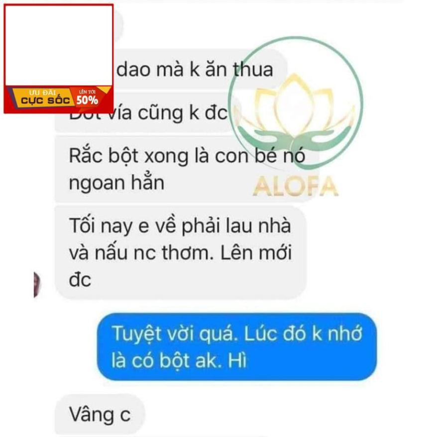 10 GÓI BỘT THẢO DƯỢC PHONG THỦY HÚT TÀI LỘC ALOFA