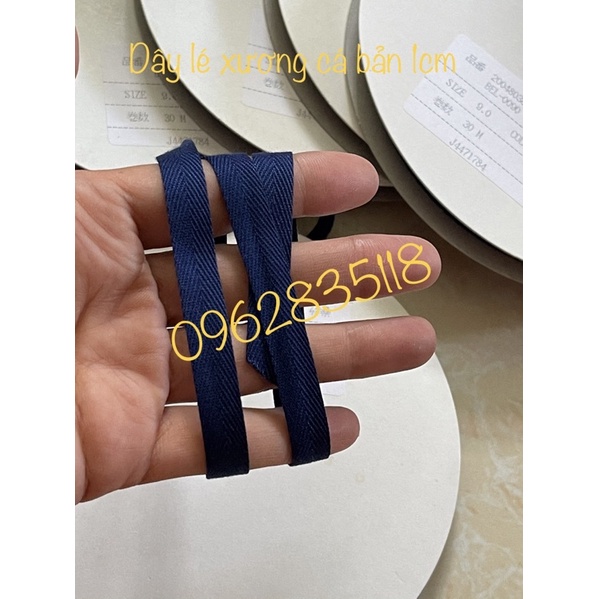 Dây lé quần áo thể thao xương cá bản 1cm đơn vị bán 1m