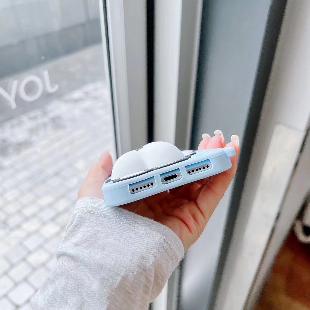 Ốp Điện Thoại Mềm Chống Rơi Họa Tiết Cún Chiapa Hoạt Hình Cho iPhone 11 / 12 / 12PRO MAX / 13PRO MAX / 7 / 8Plus