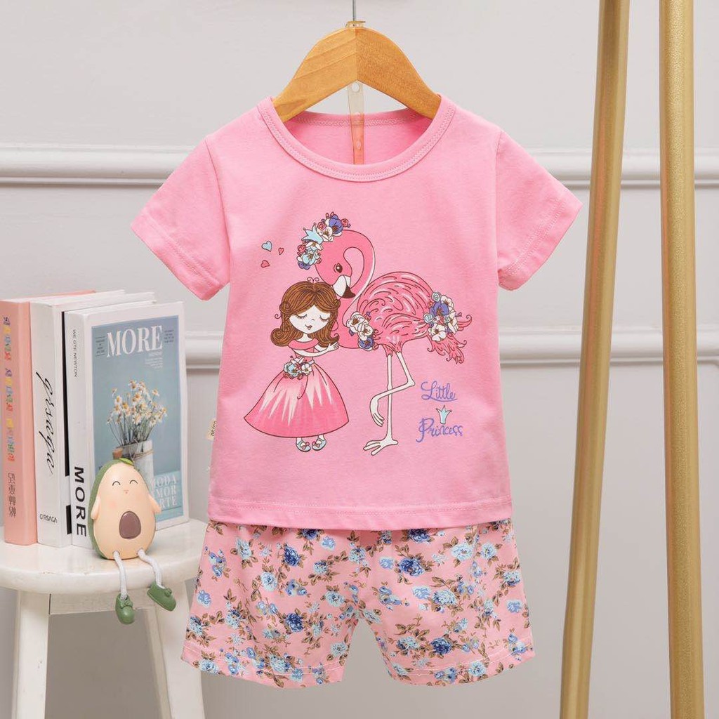 [Nhập ICLN8136 giảm 50%]Bộ quần áo trẻ em cho bé gái Shinbel, chất liệu cotton thoáng mát, mẫu mới hè 2021