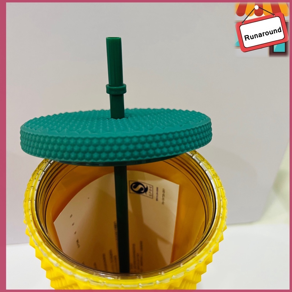 ❤Bán Chạy❤Ly Uống Nước Starbucks 710ml / 473ml Màu Hồng Nhạt Có Thể Tái Sử Dụng Kèm Ống Hút