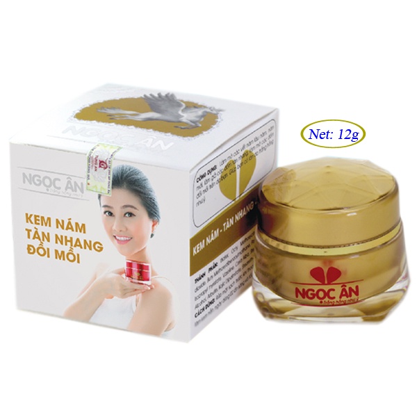 Kem nám tàn nhang đồi mồi 12g Mỹ phẩm NGỌC ÂN Quế Trân