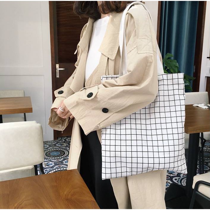 túi tote living  2 mặt phong cách ULZZANG