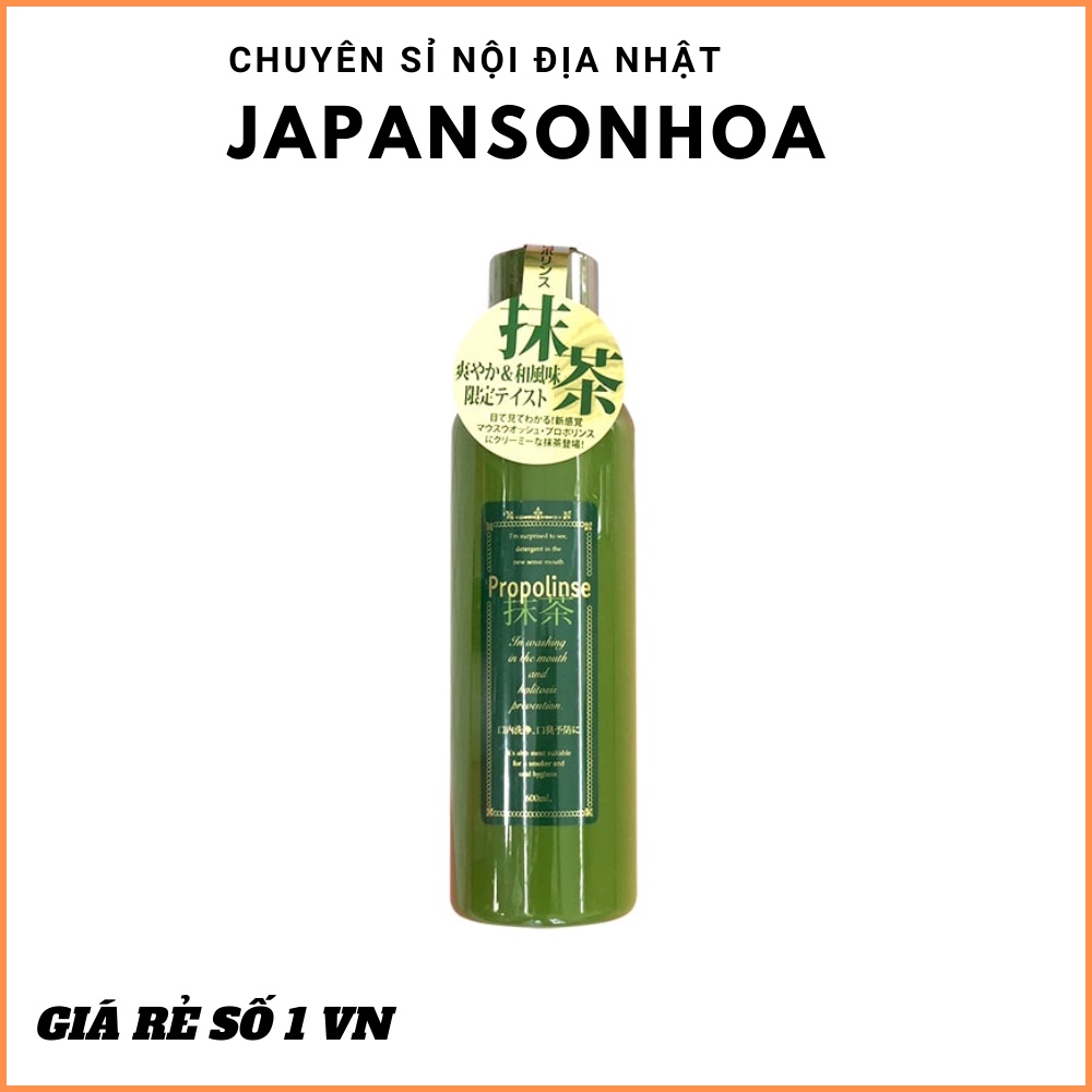NƯỚC SÚC MIỆNG TRÀ XANH PROPOLINSE (CHAI 600ML)CHÍNH HÃNG Tiêu diệt vi khuẩn, chống viêm, làm sạch vùng miệng