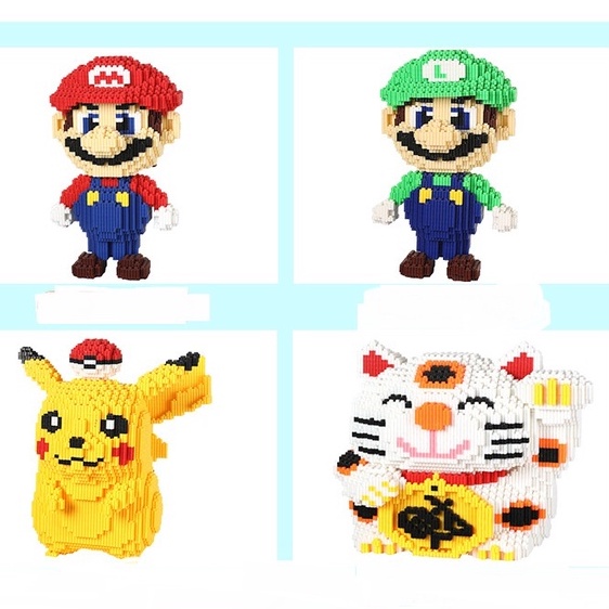 Đồ chơi lắp ráp mô hình cỡ lớn lắp ghép thú cưng hoạt hình