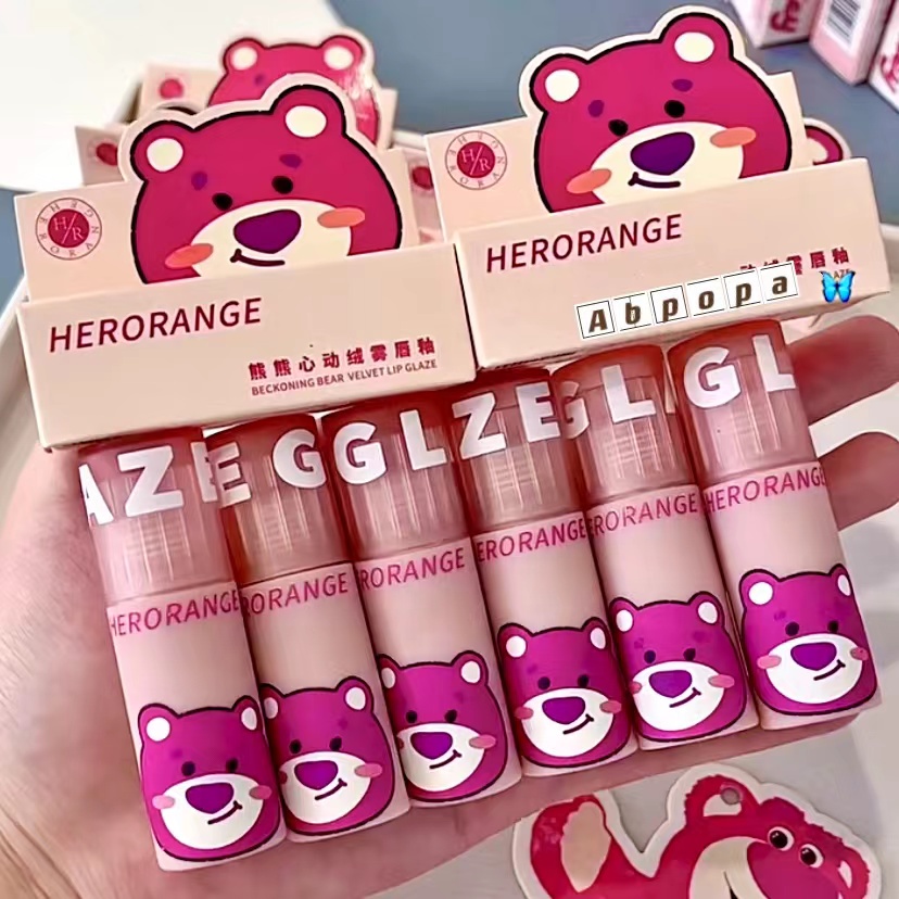 Abpopa HERORANGE® Son Kem Màu Lì Lâu Trôi Dùng Hàng Ngày