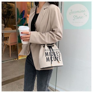 Túi xách đeo chéo nữ rút dây canvas 💗 hot trend 💗 miokes phong cách hàn quốc trẻ trung siêu cá tính jasmine store
