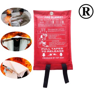 Fire Blanket Mền Chống Cháy Thoát Hiểm Dập Lửa 1.8 x 1.2M
