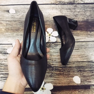 Giày cao gót đế vuông 5p vnxk