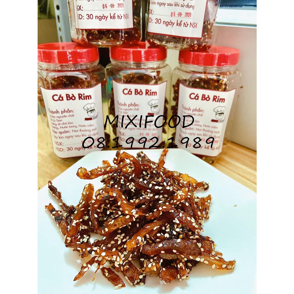 [HN - CHÍNH HÃNG] Cá bò rim MIXIFOOD, đồ ăn vặt, tuyệt phẩm cá bò cao cấp, 150G