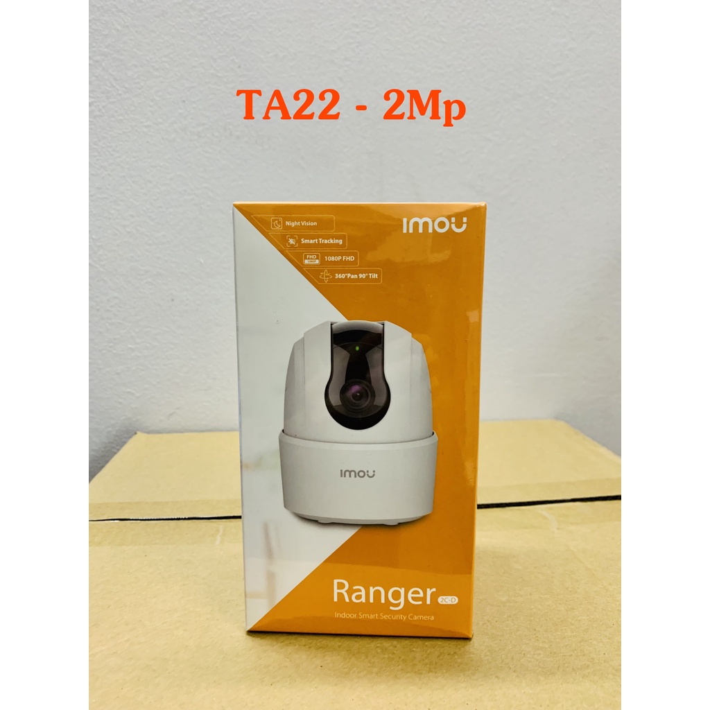Camera IP WIFI Xoay 360 Trong nhà 2M 4M Imou Ranger2 A42P 4MB 2K Siêu Nét, A22EP 1080P Còi Hú Báo Động, Chính hãng BH24T