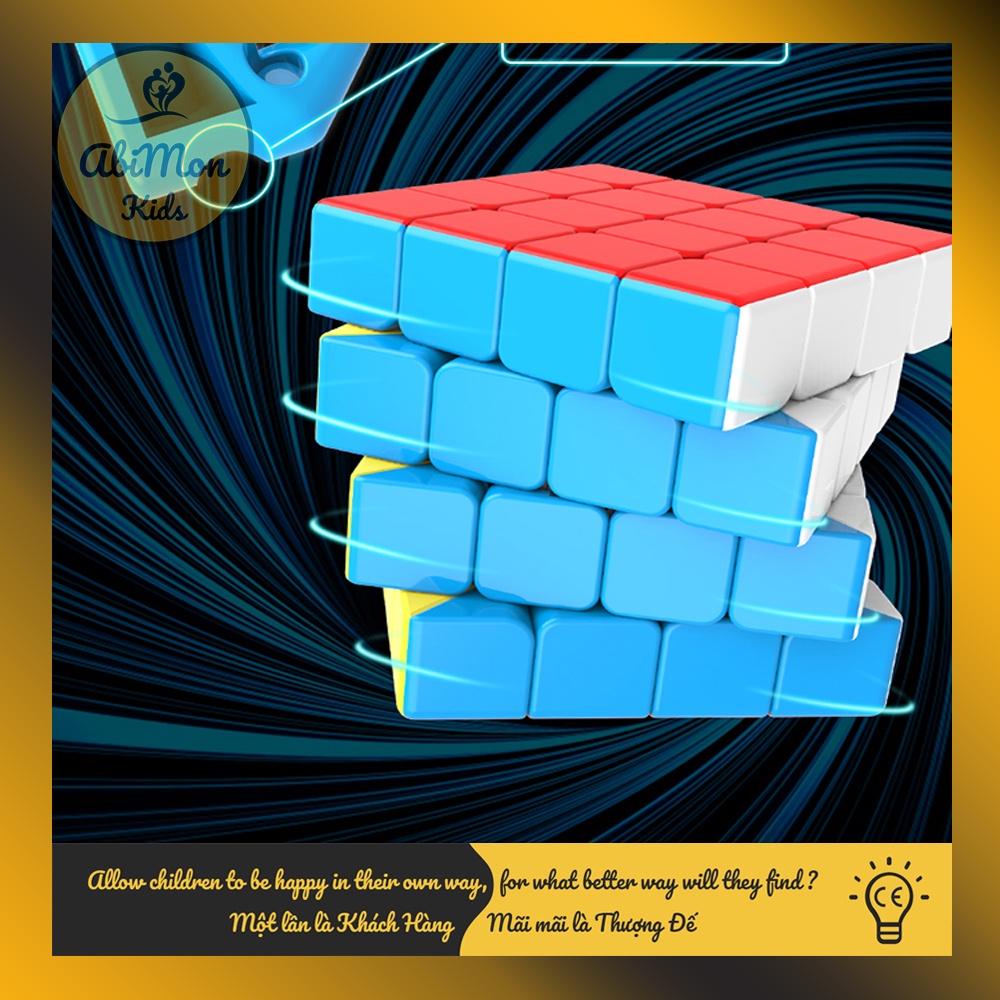Bộ Rubik 4x4 Lập Phương (QY SpeedCube) ☘️ Montessori cao cấp ✨ (Đồ chơi Gỗ - Đồ chơi Giáo Dục - An toàn - Thông minh)