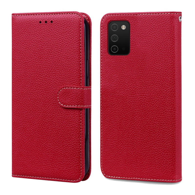 Ốp Điện Thoại Da Nắp Lật Màu Trơn Có Ngăn Đựng Thẻ Cho iPhone X XS XR 8 7 6 6S SE 2022 2020 Plus Max
