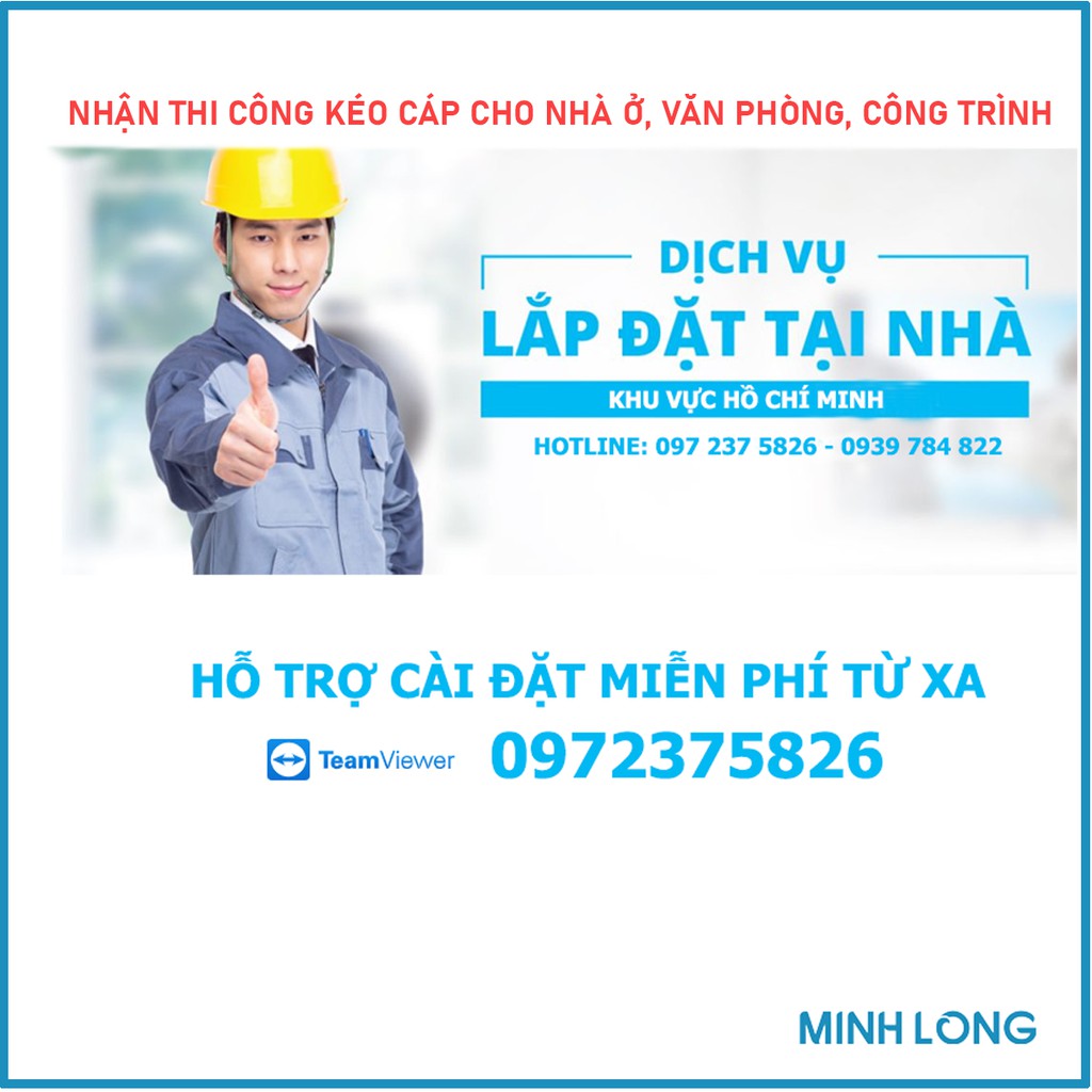 Cáp mạng APTEK CAT6 UTP 305m - Cáp Hợp Kim Đồng chuẩn CCA