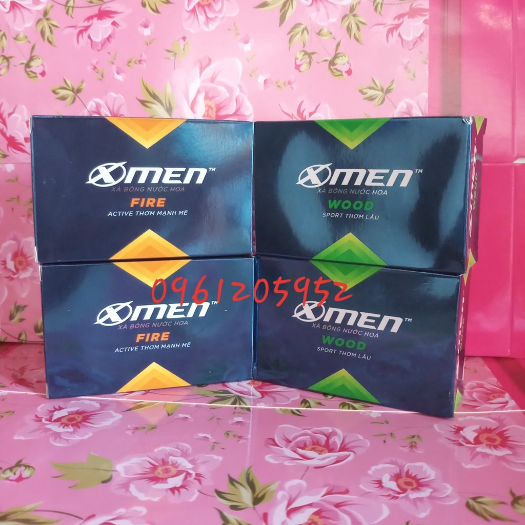 Xà Bông Tắm Xmen Wood và Fire hương nước hoa 90g