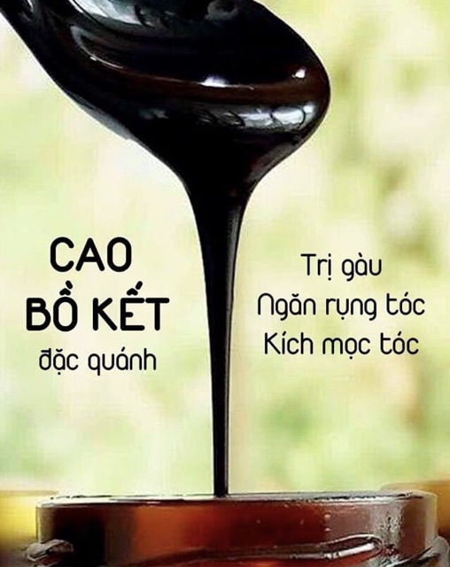 Cao Bồ kết -100% thiên nhiên trị gàu, rụng tóc và kích thích mọc tóc