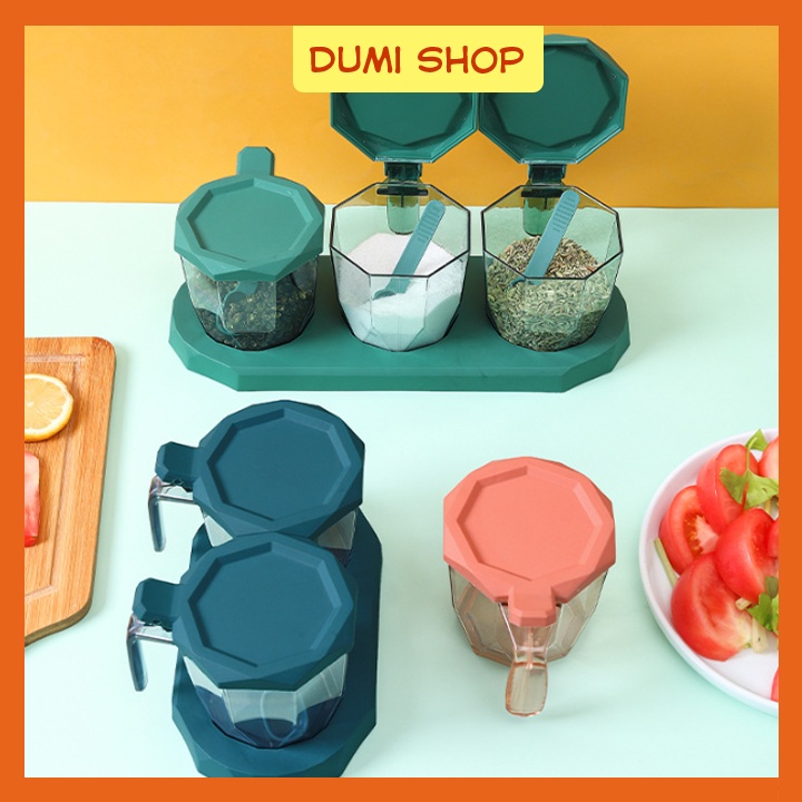 Set 3 Hộp Đựng Gia Vị Tiện Lợi Cho Nhà Bếp - Dumi Shop