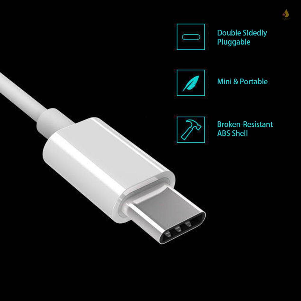 Đầu Chuyển Đổi Type C Sang Cổng Âm Thanh 3.5mm Thay Thế Chuyên Dụng Cho Huawei/SAMSUNG/XIAOMI