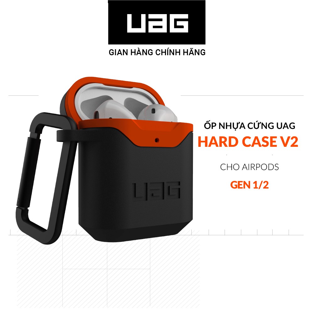 [Mã ELMALL300 giảm 7% đơn 500K] Ốp nhựa cứng UAG Hard Case V2 cho AirPods Gen 1/2