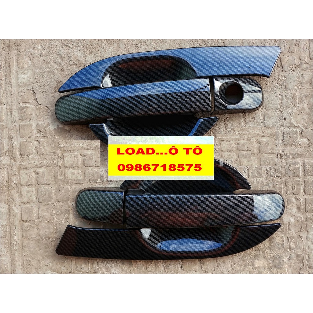 Ốp Tay Hõm, Nắp Xăng Ford Ranger 2022-2016 Vân Carbon cao Cấp