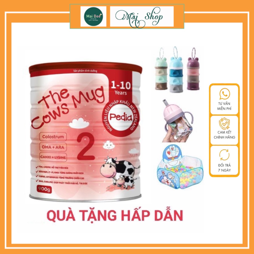 SỮA THE COWS MUG SỐ 2  - Sữa giúp bé giúp bé tăng cân, tăng đề kháng tốt sữa phát triển toàn diện