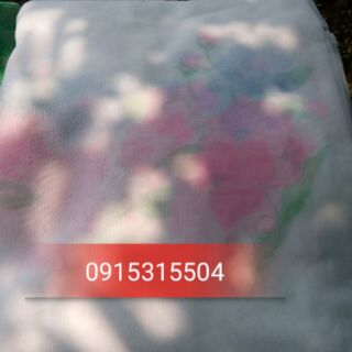 Màn tuyn có cửa chất liệu đẹp
