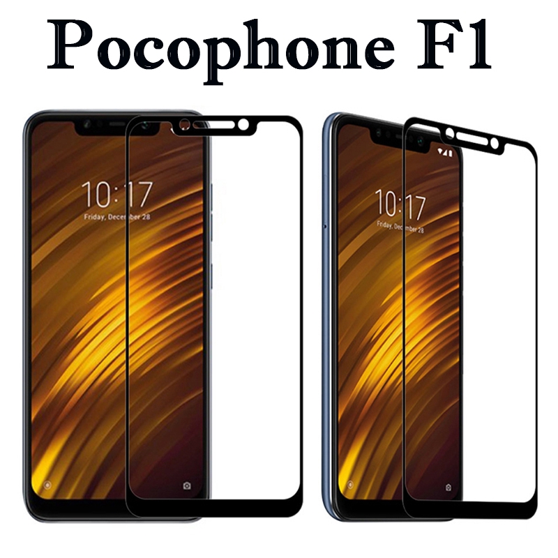 Kính cường lực bảo vệ màn hình điện thoại dạng cong 9H 3D cho Xiaomi Pocophone F1