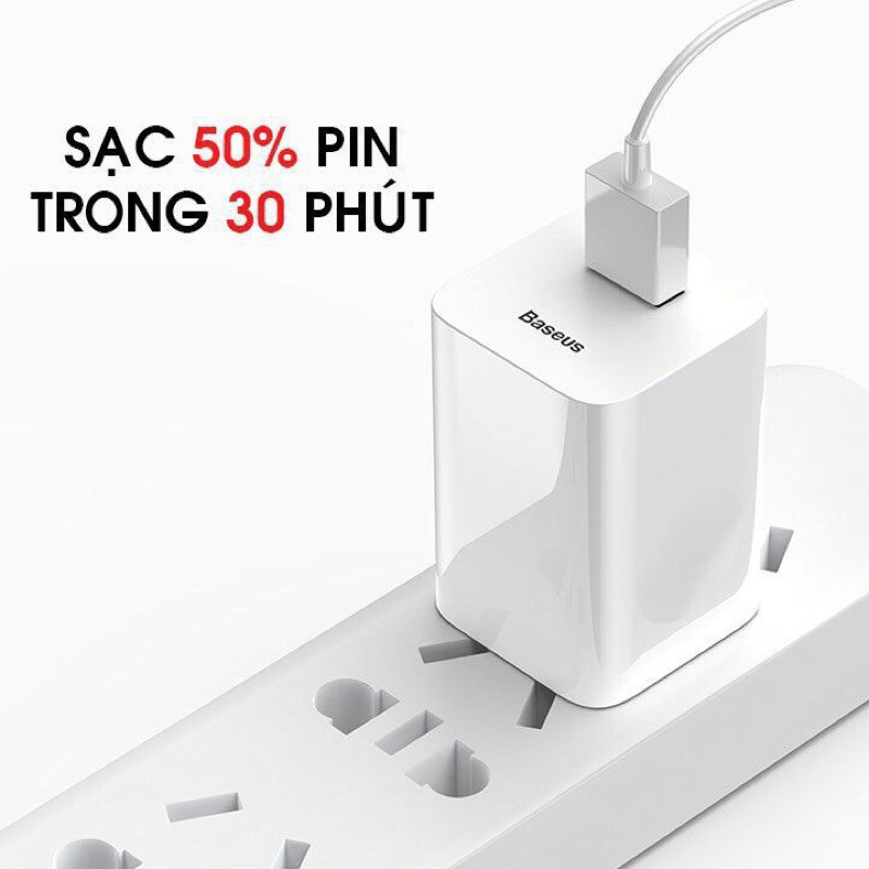 cốc sạc nhanh QC 3.0 baseus AX02 dòng 24W