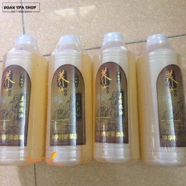 Dầu gừng nóng 1 lít, dầu nóng vàng massage body, giảm béo