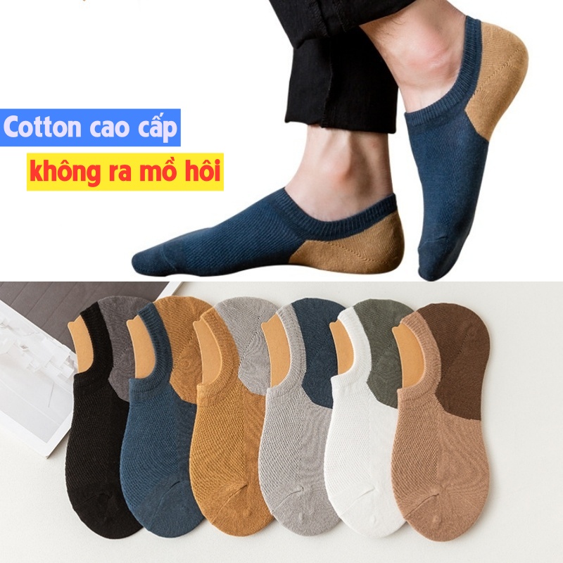 Tất nam cổ ngắn cao cấp tất nam nữ cổ trung siêu chống thối - T9