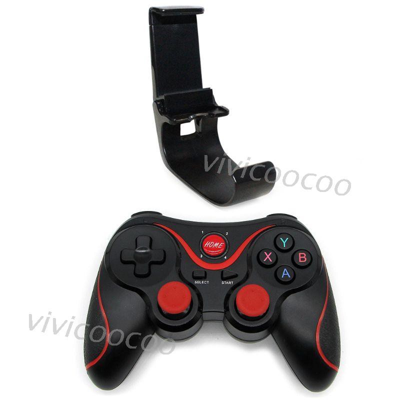 Cần điều khiển bluetooth để chơi game không dây có dây cáp sạc cổng USB