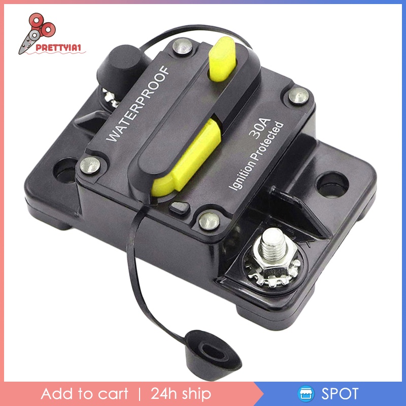 Cầu Dao Tự Ngắt Mạch Chống Thấm Nước IP67 12V-48V 30-300