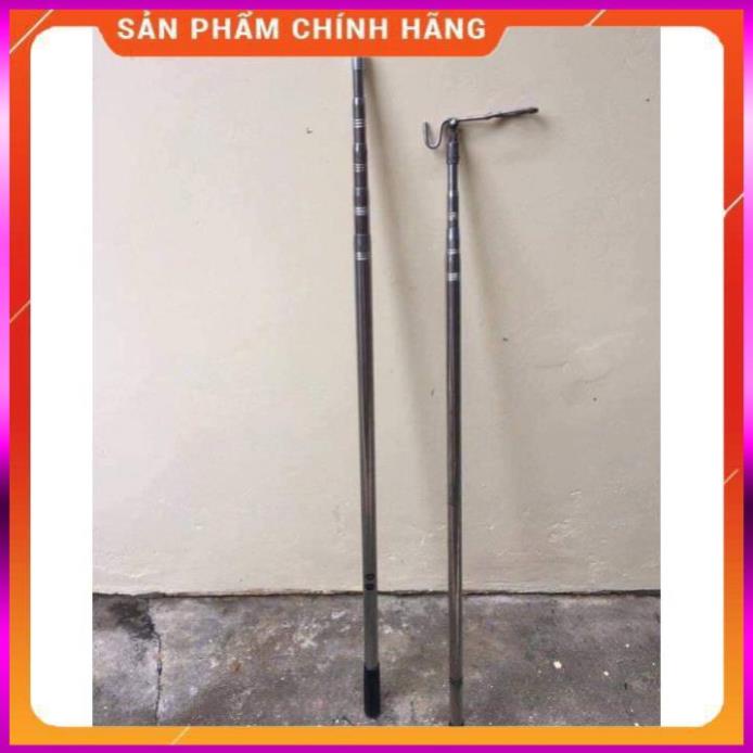 [Tặng 1 Túi Bổi + Móc] Sào Bẫy Chim, Sào Rút Inox Đa Năng Dài 1m5 3m 5m 6m 7m