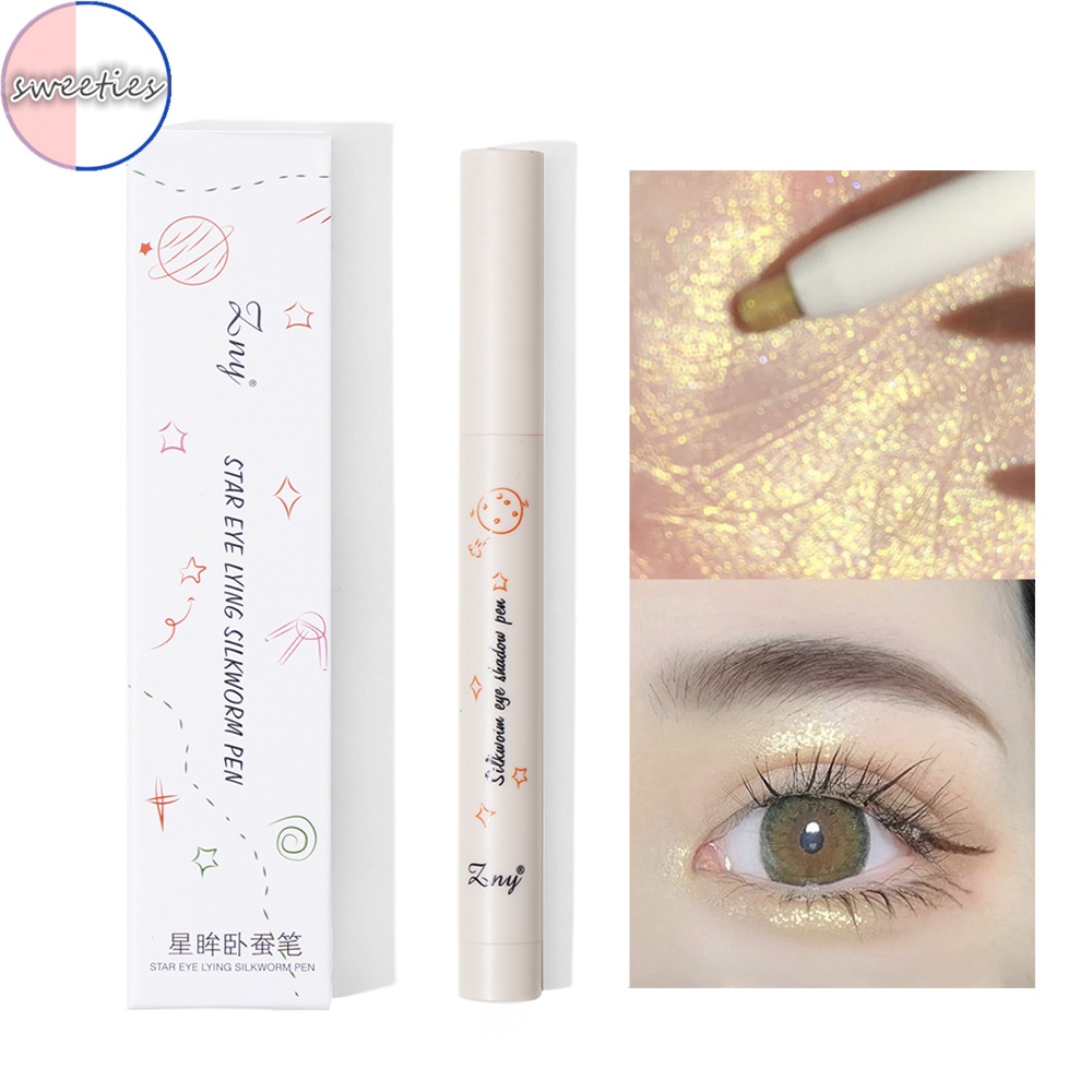 [Hàng mới về] Bút kẻ mắt 5 màu sắc tùy chọn lấp lánh thời trang dành cho nữ