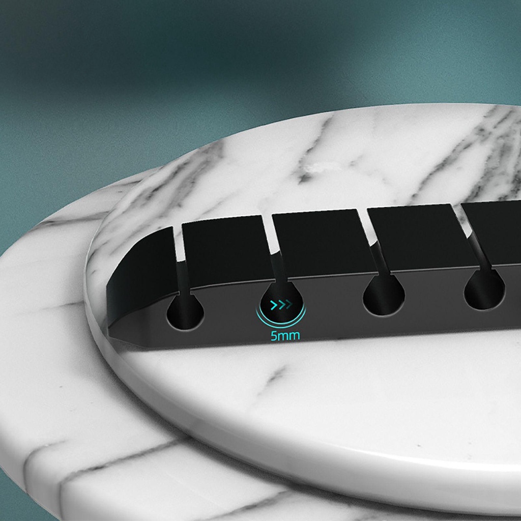 MAGIC New Wire Organizer Headphone Silicone Acrylic Cable Winder Clips Tidy|Desktop USB Cable Holder/Multicolor