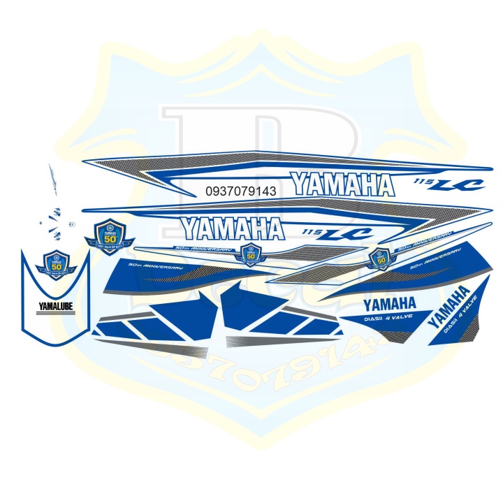 ( Quí khách vui lòng mang ra tiệm cho thợ dán ) Tem jupiter LC trắng