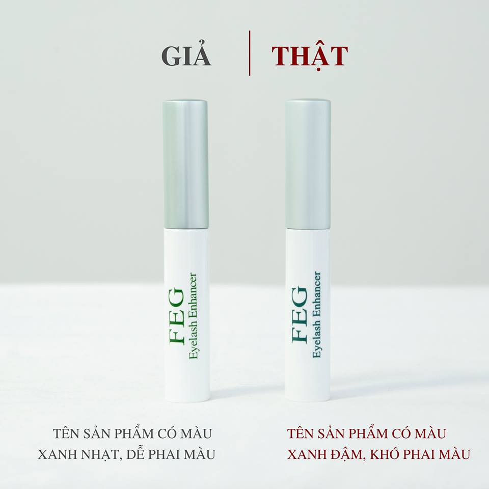 Dưỡng mi FEG- phân biệt thật giả- chính hãng USA