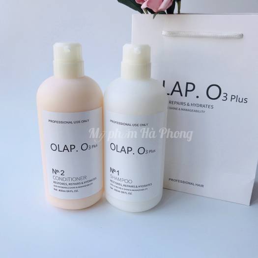 Freeship  Bộ cặp dầu gội xả OLAP O3 Plus Biotin &amp; Collagen phục hồi chuyên sâu 800mlx2 chính hãng