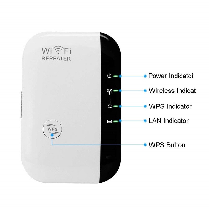 Thiết bị lặp sóng Wifi không dây 300Mbps 802.11N/B/G | BigBuy360 - bigbuy360.vn