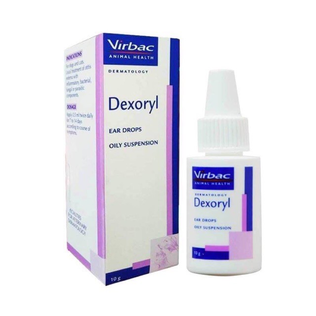 Thuốc Dexoryl điều trị viêm tai chó mèo