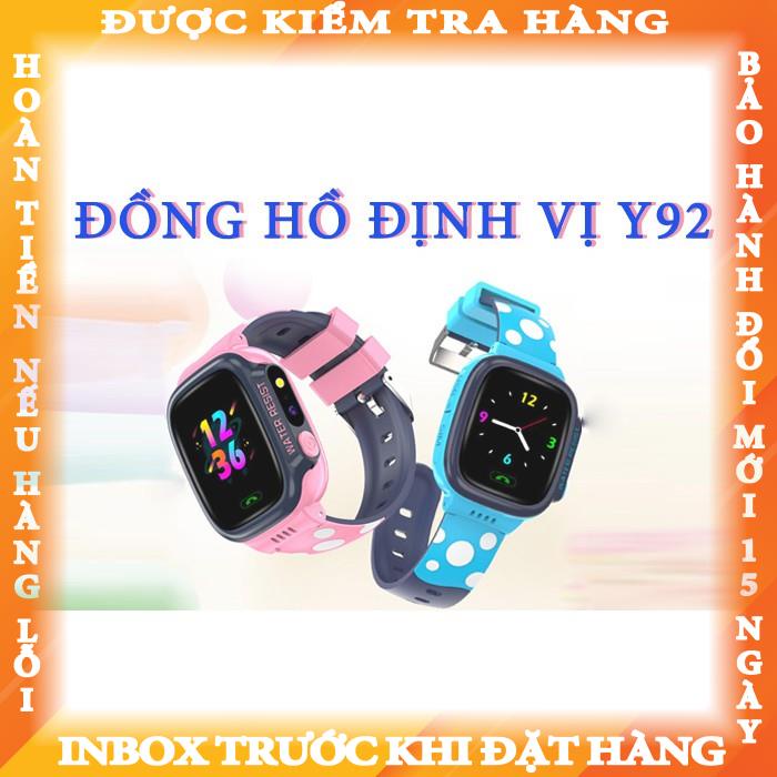 Đồng Hồ Thông Minh Trẻ Em Y92 Chống Nước Có Tiếng Việt - Wifi- LẮP SIM - ĐỊNH VỊ - BẢO HÀNH ĐỔI MỚI thangthanh