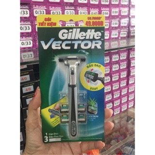 Bộ Dao Cạo Râu Gillette Vector