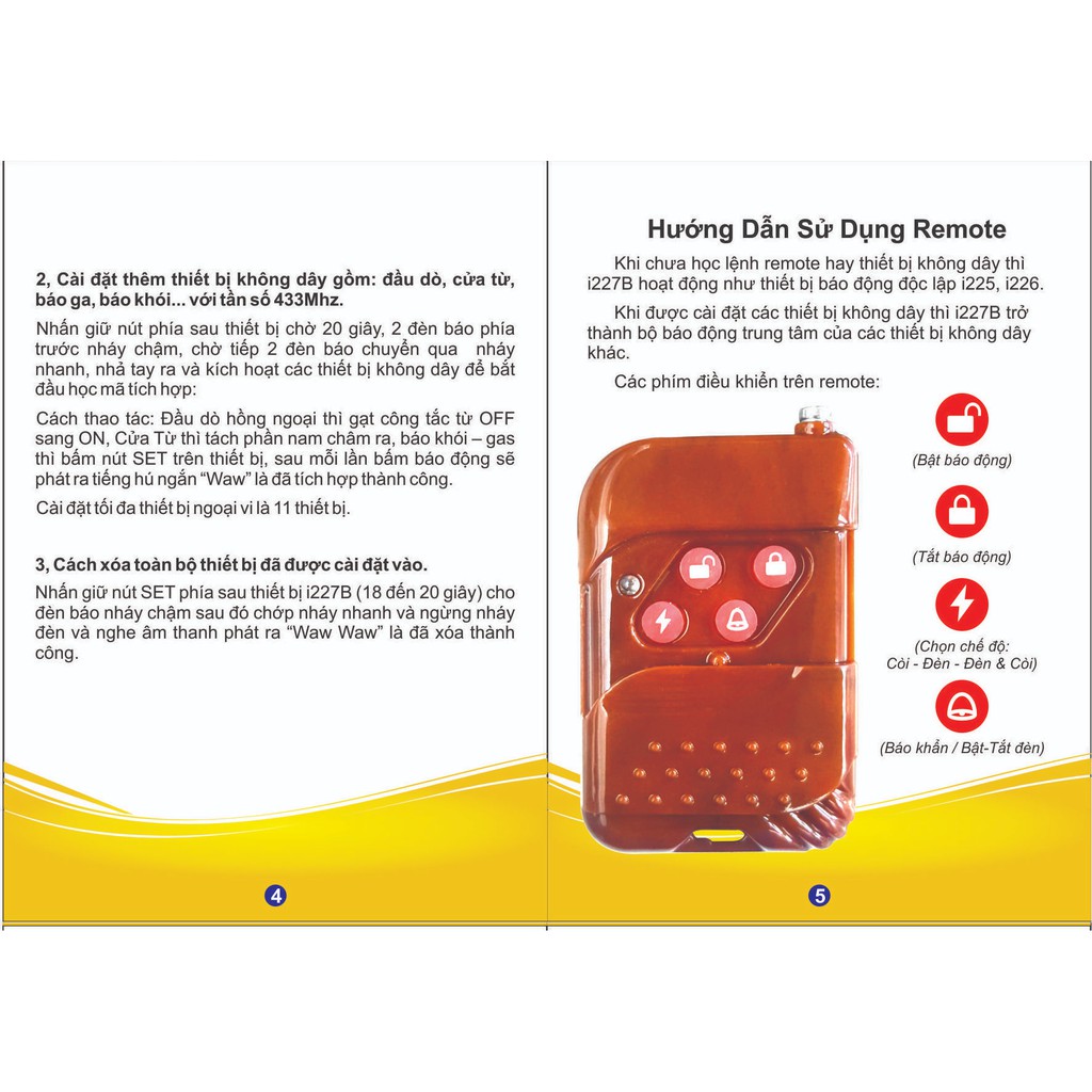 Báo Động Độc Lập Kawasan -  Báo Động Độc Lập Hồng Ngoại I227BS-1R
