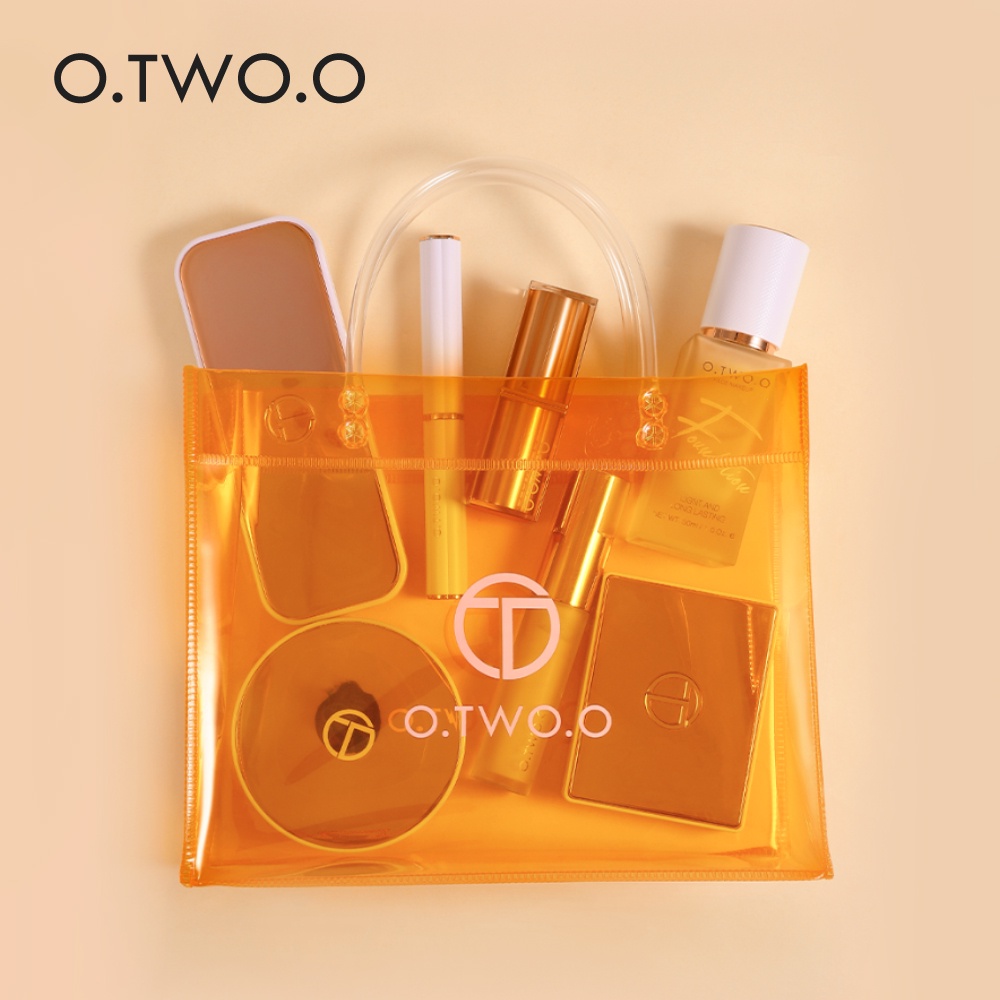 Túi đựng mỹ phẩm O.TWO.O 20g bằng PU chống nước dung tích lớn tiện dụng khi đi du lịch