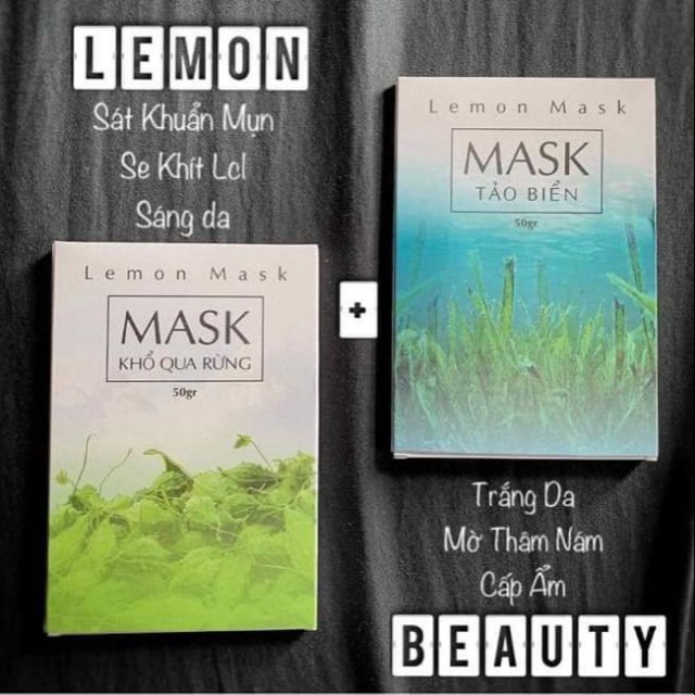 Lemon Mask Tảo Biển+Khổ Qua Rừng