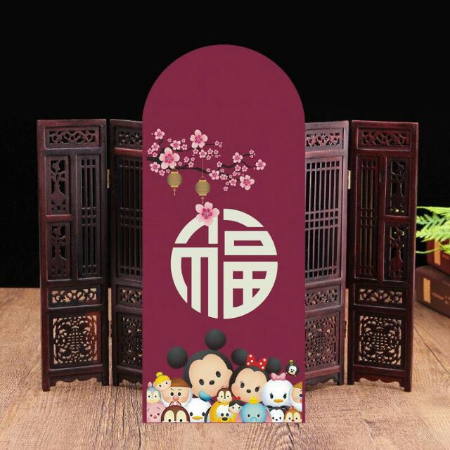 (COMBO 5 BAO/GÓI) Bao Lì Xì Sung Túc Giấy Thiệp Cứng