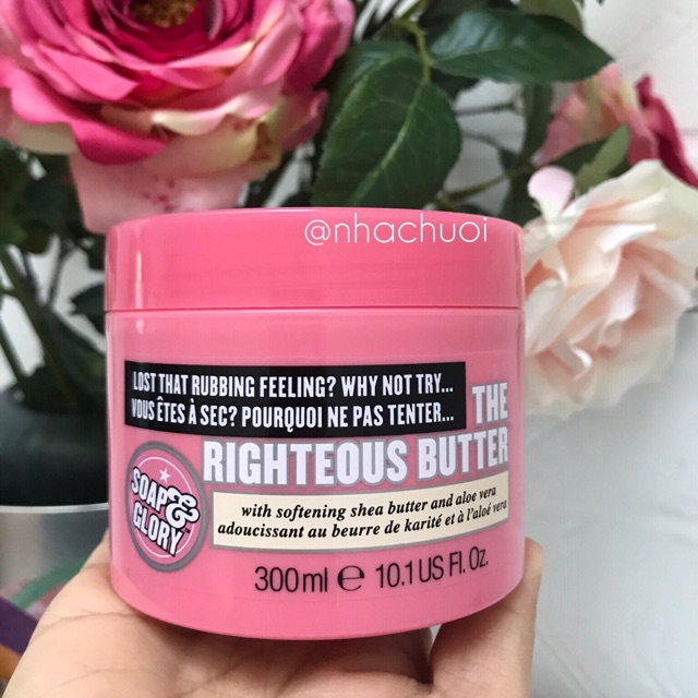 Bơ dưỡng thể Soap and Glory The Righteous Butter 300ml (BILL UK)