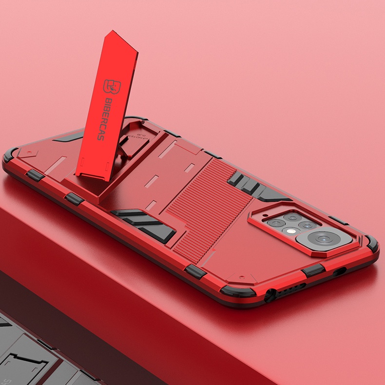Ốp lưng Redmi Note 11 / Note 11s 6.43' / Note 12 Iron Man Ver 2 chống sốc giá đỡ mặt lưng xem phim