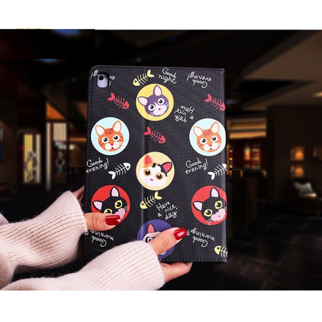 Bao da ipad Silicon in hình Đầu Mèo đẹp chất ốp ipad Pro 9.7/10.5/Air 3/10.2 gen 7/8/Air 1/Air 1...MART CASE | BigBuy360 - bigbuy360.vn